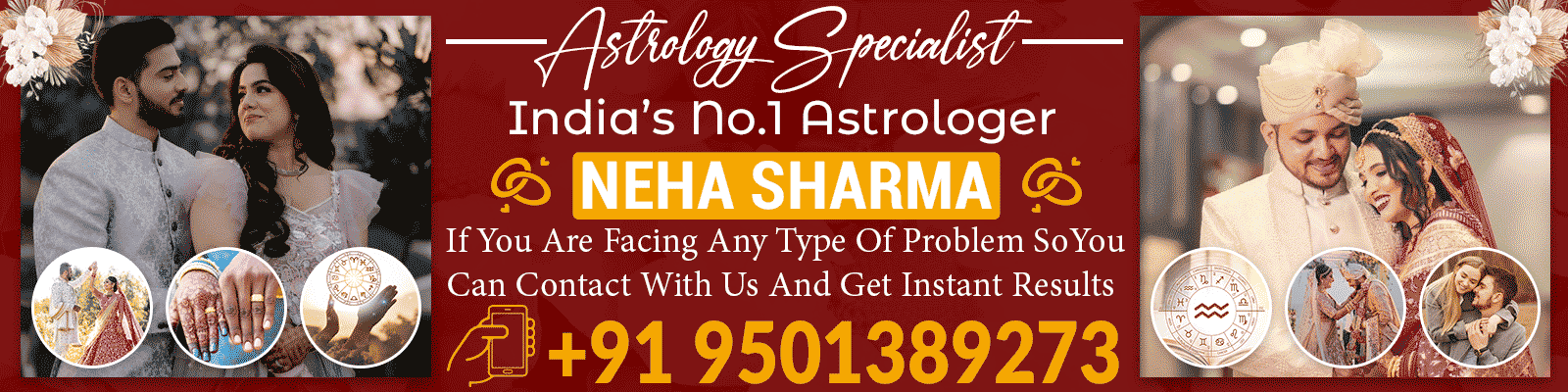 World Famous Astrologer Neha Sharma +91-9501389273